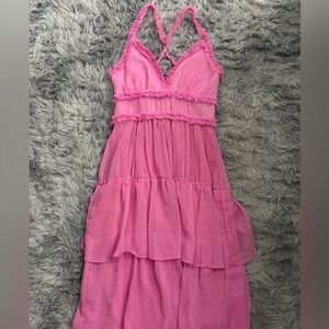 Likely Athena Maxi Pink Dress